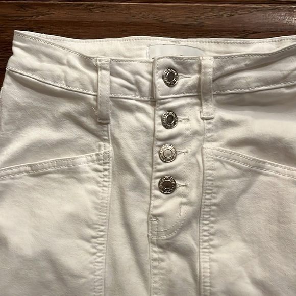Vervet Size XS White Pencil Jean Skirt - Picture 3 of 7